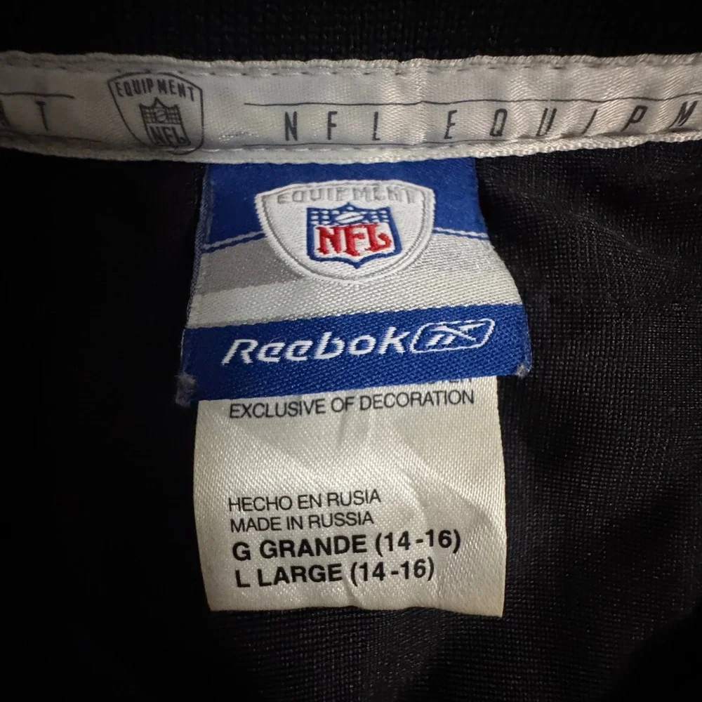 Reebok NFL Pittsburgh Steelers Heath Miller 83 Jersey Youth Large Black Gold